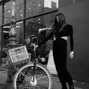 Zara black dress blogger fav with amazing details size s,m